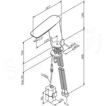 Смеситель для умывальника AM.PM Inspire V2.0 F50A02300