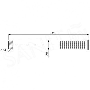 Душевая система скрытого монтажа Ideal Standard Ceratherm C100 A7572AA с термостатом