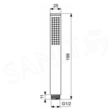 Душевая система скрытого монтажа Ideal Standard Ceratherm T100 A7573AA с термостатом