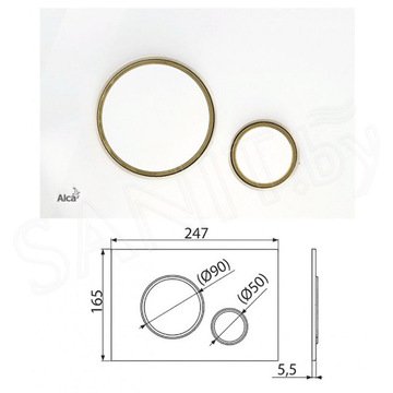 Кнопка для инсталляции AlcaPlast M775