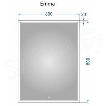 Зеркало Alavann Emma 60 / 70 / 80 / 90 / 100