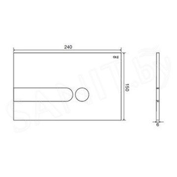 Система инсталляции OLI Expert 82 885065 + клавиша смыва Iplate 670004