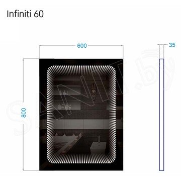 Зеркало Alavann Infiniti 60 / 70 / 80 / 90 / 100