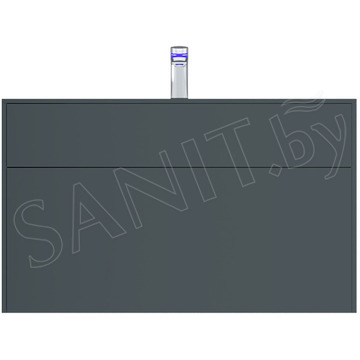 Тумба под умывальник AM.PM Inspire V2.0 80 / 100 подвесная графит матовый
