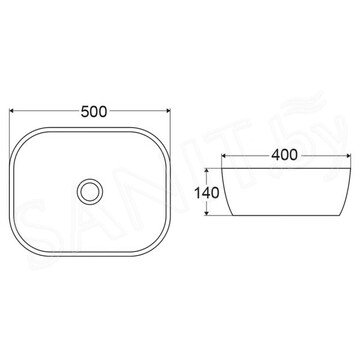 Умывальник BelBagno BB1302-H301 / BB1302-H311