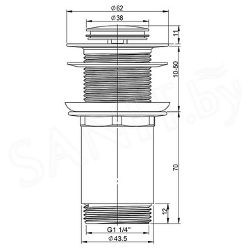 Донный клапан Wellsee Drainage System 182134000