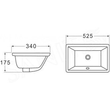 Умывальник BelBagno BB1009