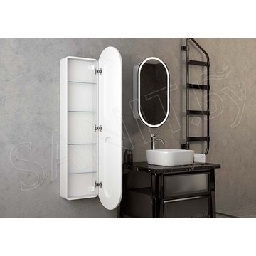 Шкаф-зеркало Континент Elmage White LED 160