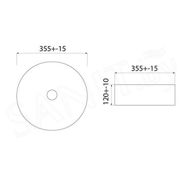 Умывальник Iddis Ray RAYBM03i27