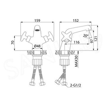 Смеситель для умывальника Iddis Acros ACRSB00i01