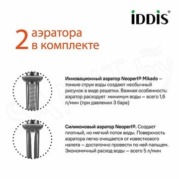 Смеситель для умывальника Iddis Slide SLIGMBTi01