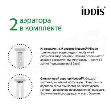 Смеситель для умывальника Iddis Slide SLIWTBTi01