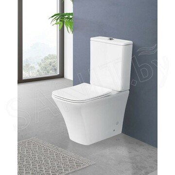 Напольный унитаз BelBagno Marmi BB052CPR безободковый