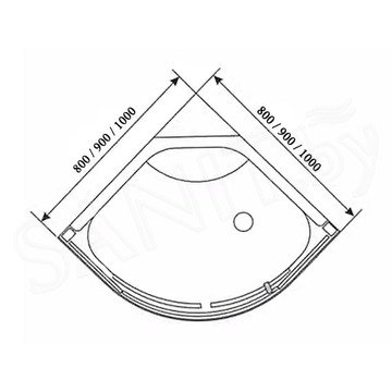 Душевая кабина ODA 8401-80BM / 8401-90BM / 8402-100BM