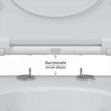 Подвесной унитаз Berges Ego XL Rimless 082118 / 082228 с крышкой Soft Close