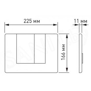 Кнопка для инсталляции Berges Novum S1 040041 / S4 040044