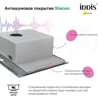 Кухонная мойка Iddis Haze HAZ49S0i77