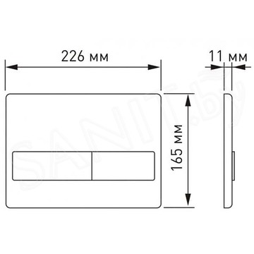 Кнопка для инсталляции Berges Novum L5 040015 / L6 040016