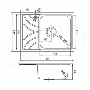 Кухонная мойка Iddis Arro S ARR60SLi77 / ARR60PLi77