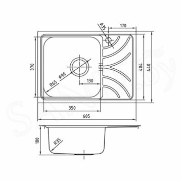 Кухонная мойка Iddis Arro S ARR60SLi77 / ARR60PLi77