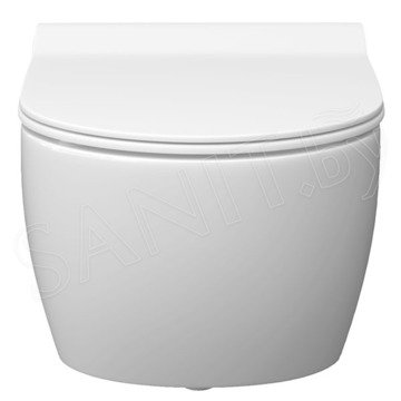 Комплект инсталляции Styron Niagara Fix STY-740 с кнопкой STY-800-2 и унитазом Керамин Эридан R