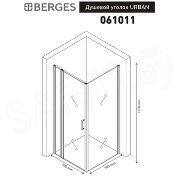 Душевой уголок Berges Wasserhaus Urban
