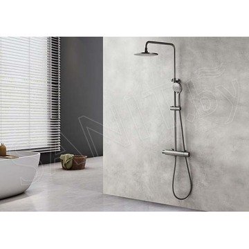 Душевая стойка Lemark Bronx LM3770GM с термостатом