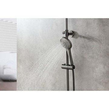 Душевая стойка Lemark Bronx LM3770GM с термостатом