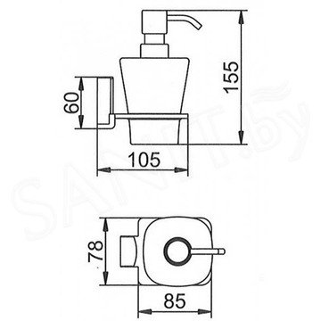 Дозатор для моющих средств Ledeme L30327B