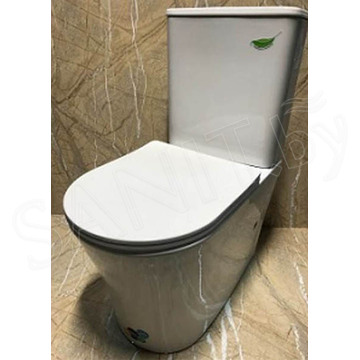 Напольный унитаз CeramaLux 1219A безободковый (с крышкой SoftClose)