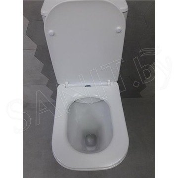 Напольный унитаз CeramaLux 1222A безободковый (с крышкой SoftClose)