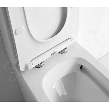 Напольный унитаз CeramaLux 2170 безободковый (с крышкой SoftClose)
