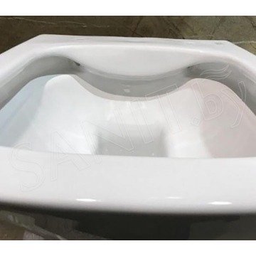 Подвесной унитаз CeramaLux 2622E безободковый (с крышкой SoftClose)