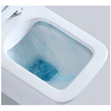 Подвесной унитаз CeramaLux 2622E безободковый (с крышкой SoftClose)