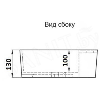 Умывальник CeramaLux 78325MDH / 78325XMDH