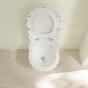 Подвесной унитаз Villeroy&Boch Subway 3.0 4670TS01 безободковый с сиденьем Soft Close