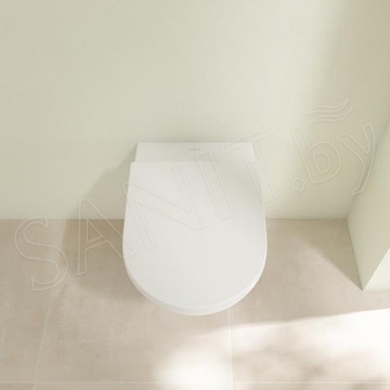 Подвесной унитаз Villeroy&Boch Subway 3.0 4670TS01 безободковый с сиденьем Soft Close