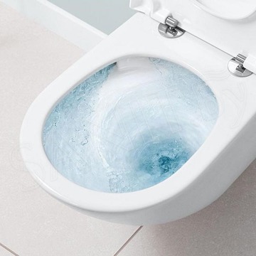 Подвесной унитаз Villeroy&Boch Subway 3.0 4670TS01 безободковый с сиденьем Soft Close