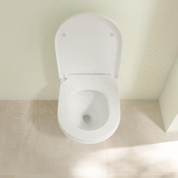 Подвесной унитаз Villeroy&Boch Subway 3.0 4670TS01 безободковый с сиденьем Soft Close