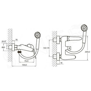 Смеситель для ванны Ahti Karjala KJ405001