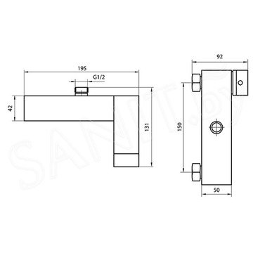 Смеситель для душа Ahti Kerava Gold KA305017