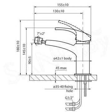 Смеситель для биде Ahti Savo SV501001