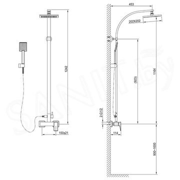 Душевая стойка Ahti Imatra IM315000