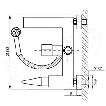 Душевая стойка Ahti Lappi LP403101