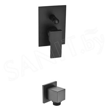 Душевая система скрытого монтажа Ahti Hamina Black HA405318