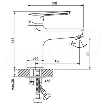 Смеситель для умывальника Haiba HB10198