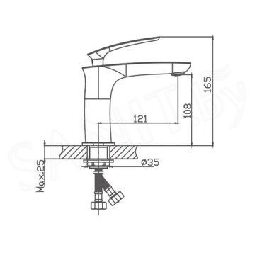 Смеситель для умывальника Haiba HB10616