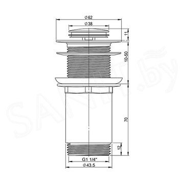 Донный клапан Wellsee Drainage System 182135000