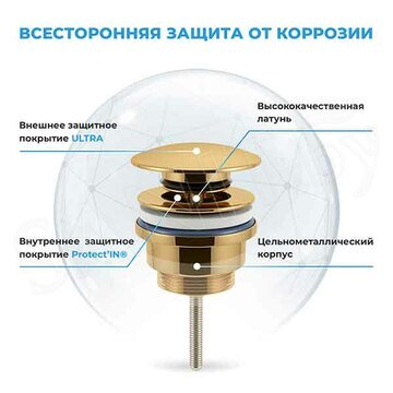 Донный клапан Wellsee Drainage System 182141000 / 182142000