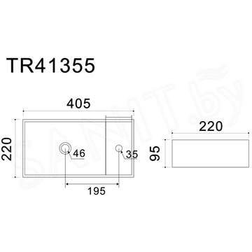 Умывальник Uptrend Fika TR41355